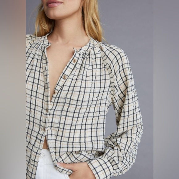 Anthropologie Pilcro Plaid Shirt - Picture 2 of 10